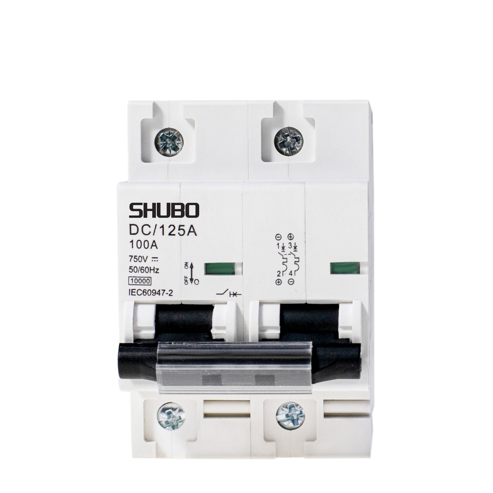 DC125A Solar MCB Cutout Switch Breaker Switch 1Pcs Automatic Switch